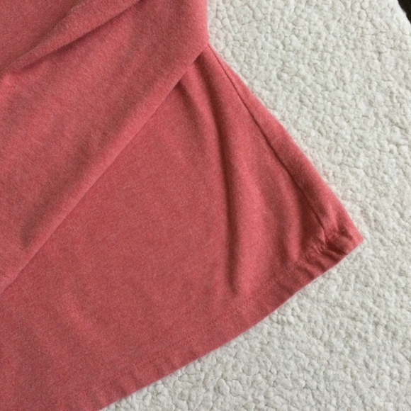 Vintage Old Navy Stretch Long Sleeve Crewneck Orange Top Tee - Sz Medium - Picture 4 of 10